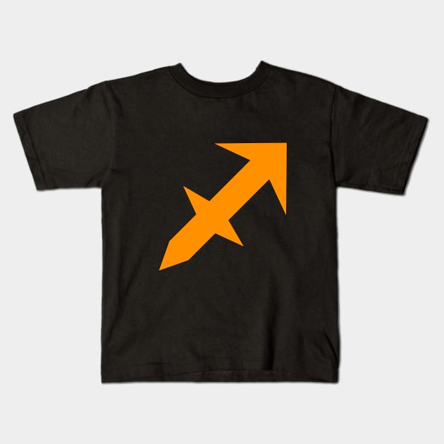 Zodiac Sign: Sagittarius Kids T-Shirt by Sheomagi Designs